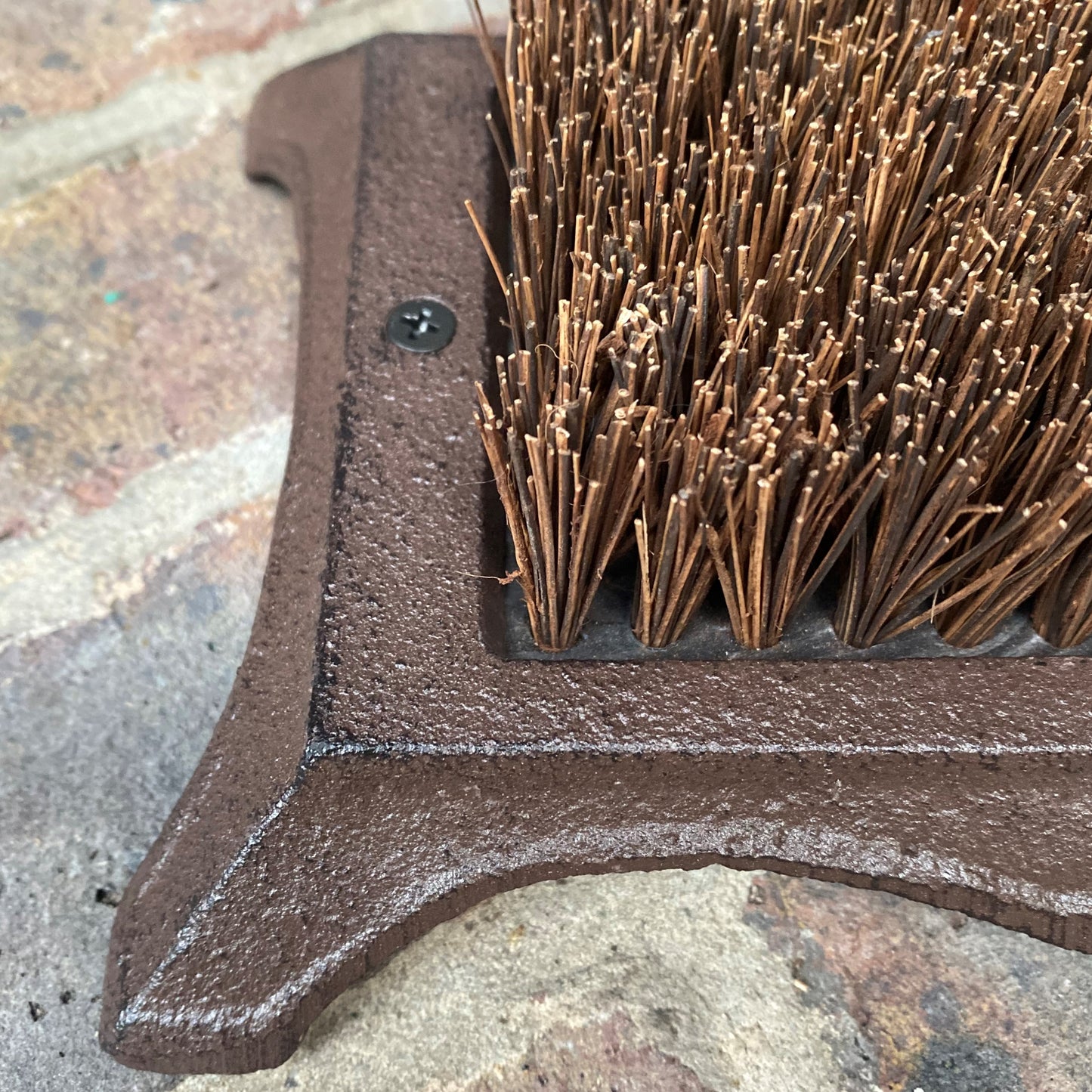 Cast Iron Vintage Style Hedgehog Design Boot Brush Shoe Scraper
