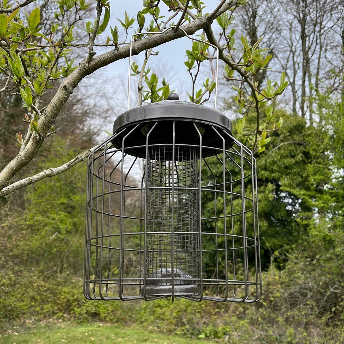 Heavy Duty Squirrel Proof Hanging Bird Nut & Fatball Feeders (Set of 2)