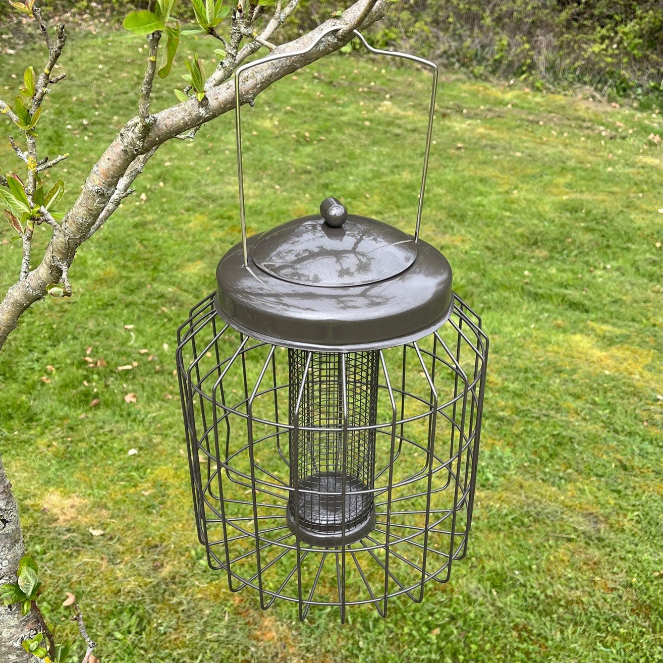 Heavy Duty Squirrel Proof Hanging Bird Nut & Fatball Feeders (Set of 2)