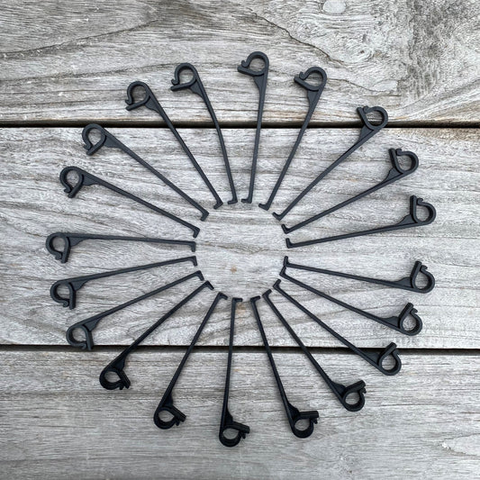 Gutter Brush Leaf Guard Fixing Clips (Pack of 20)
