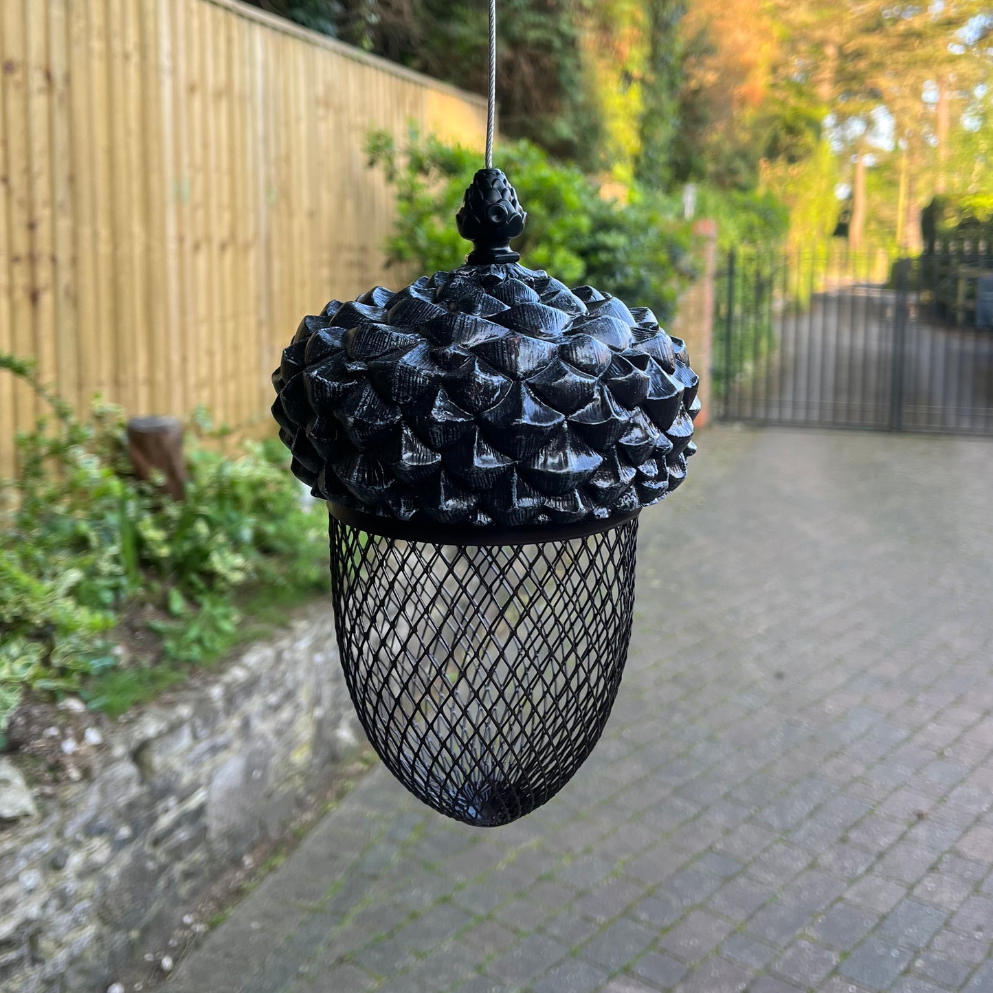 Hanging Acorn Shaped Nut Bird Feeder