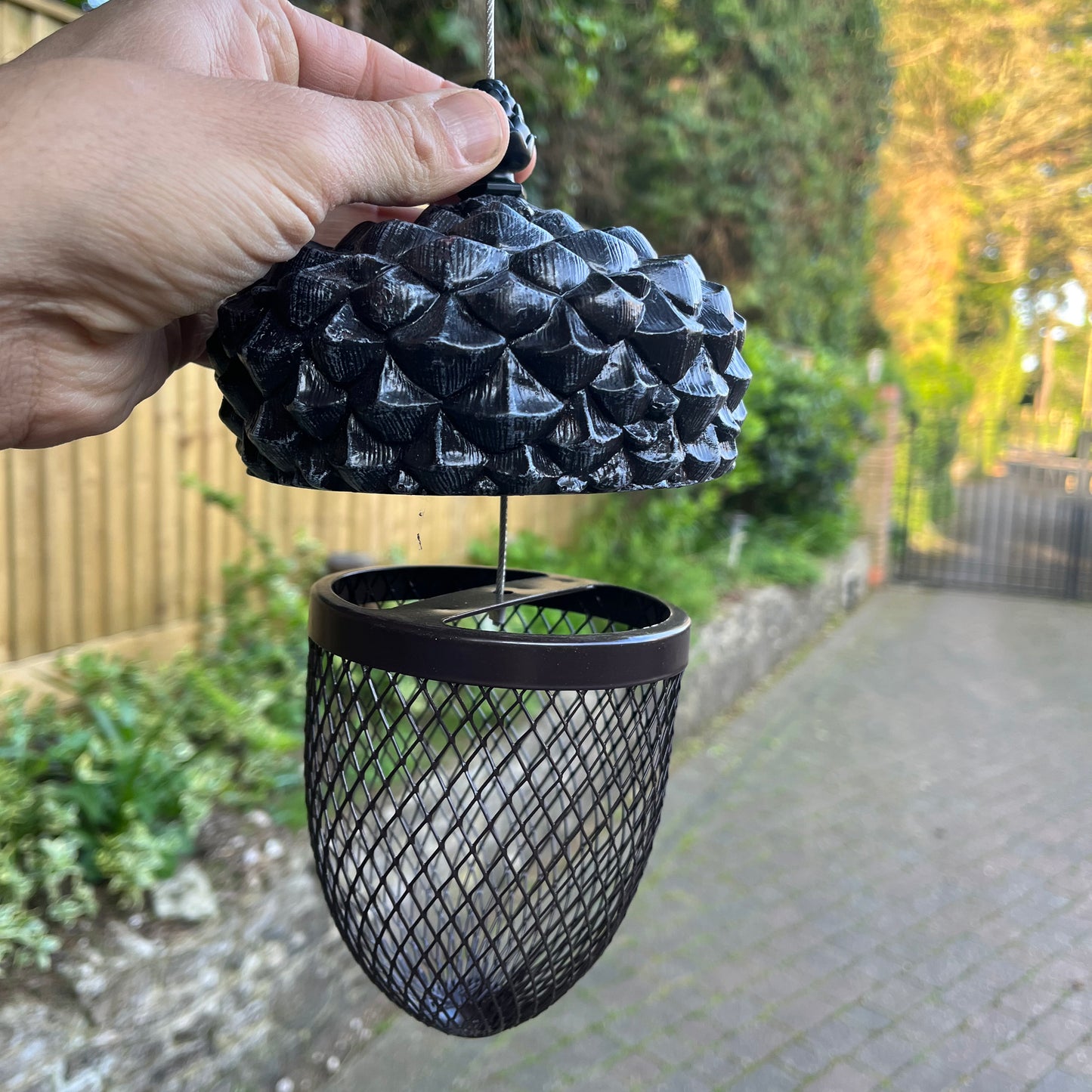 Hanging Acorn Shaped Nut Bird Feeder