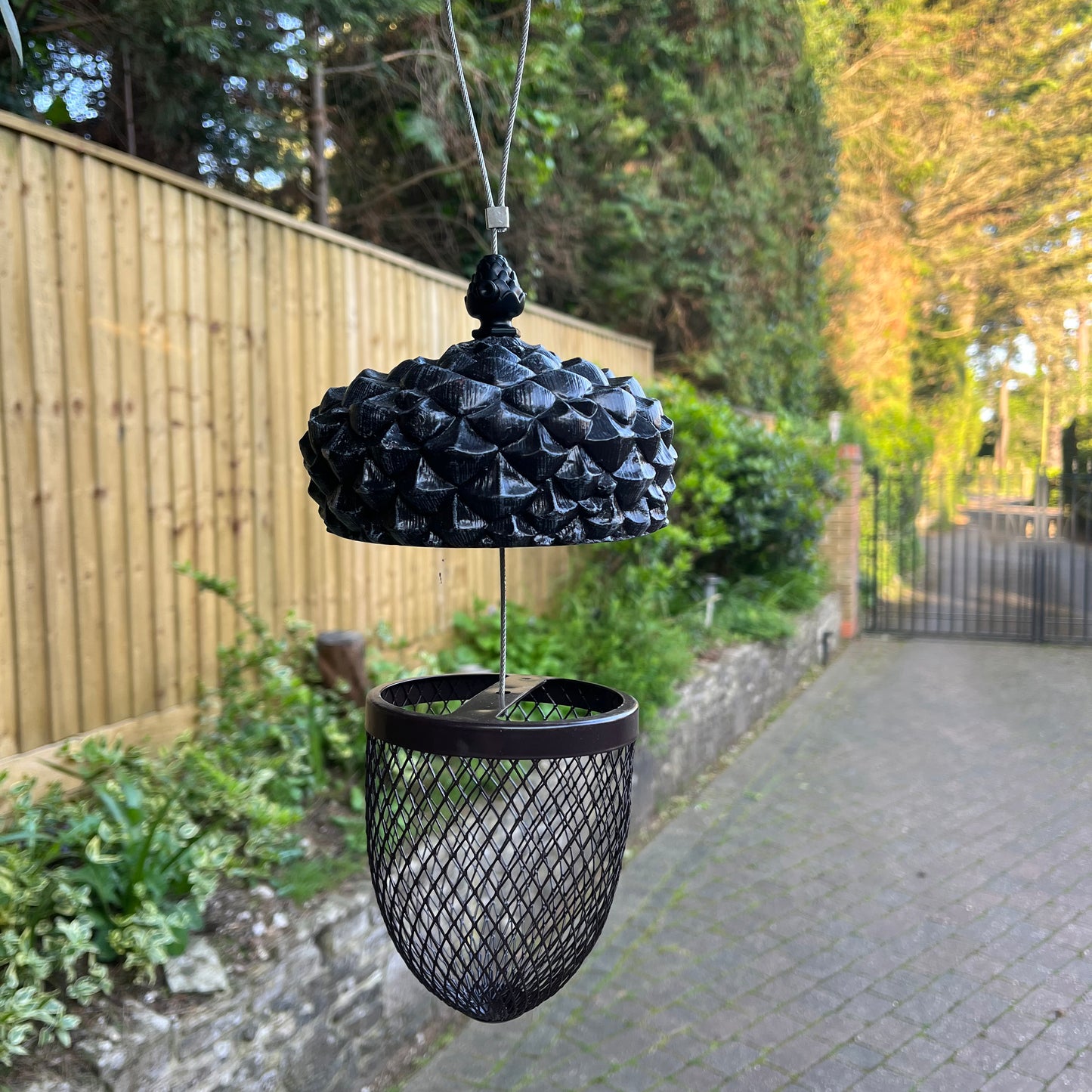 Hanging Acorn Shaped Nut Bird Feeder