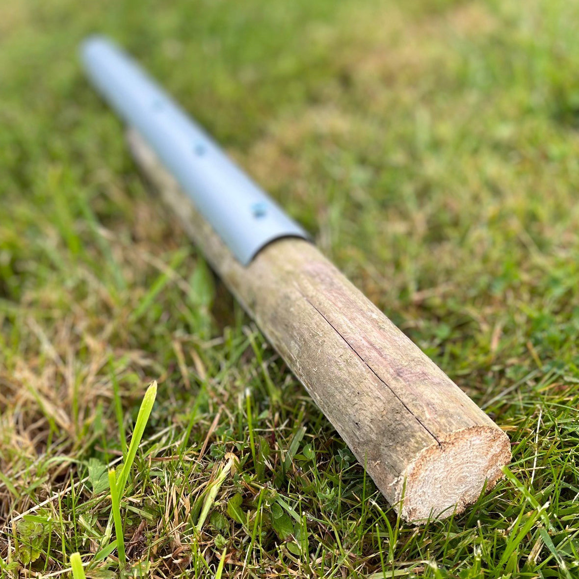 Metal Log Roll Stakes for Lawn Garden Border Edging (Pack of 20)