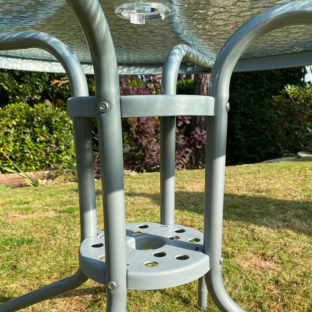Tresco 6 Piece Garden Furniture Set with Folding Chairs