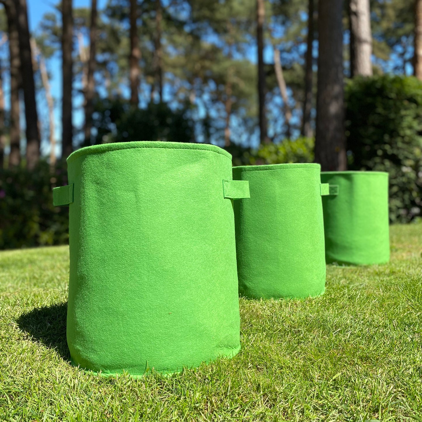 Potato & Vegetable Planter Grow Bags (Set of 3) Non Woven Aeration Fabric Pots