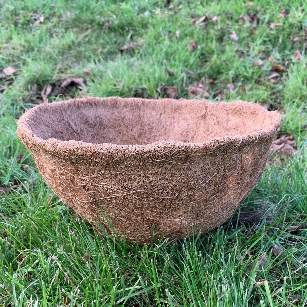 Pack of 5 Round Coco Hanging Basket Planter Liner (25cm)