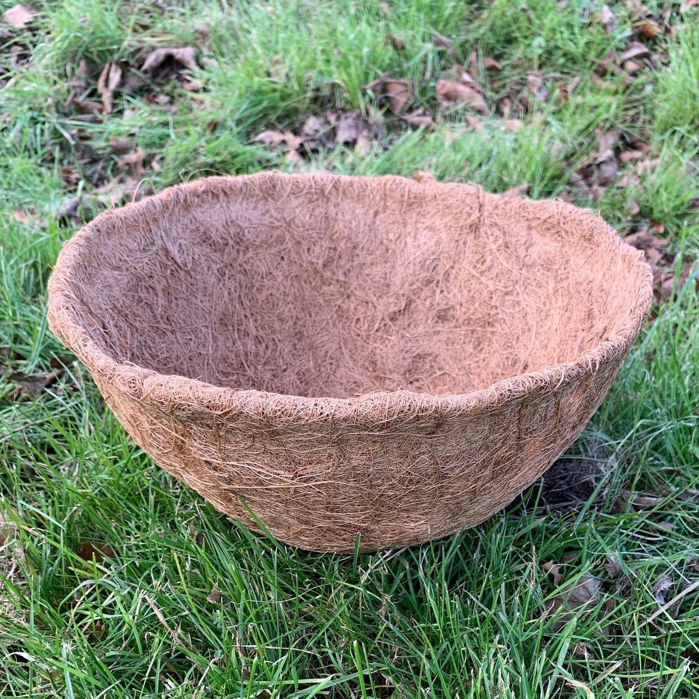 Pack of 5 Round Coco Hanging Basket Planter Liner (25cm)