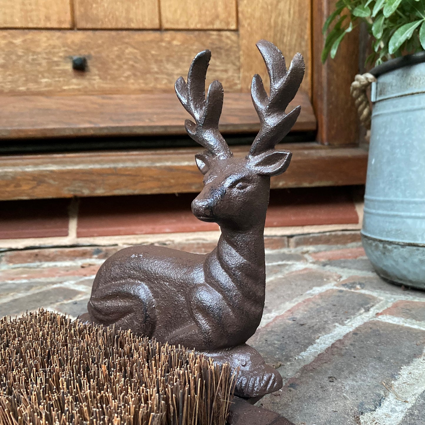 Cast Iron Stag Boot Brush