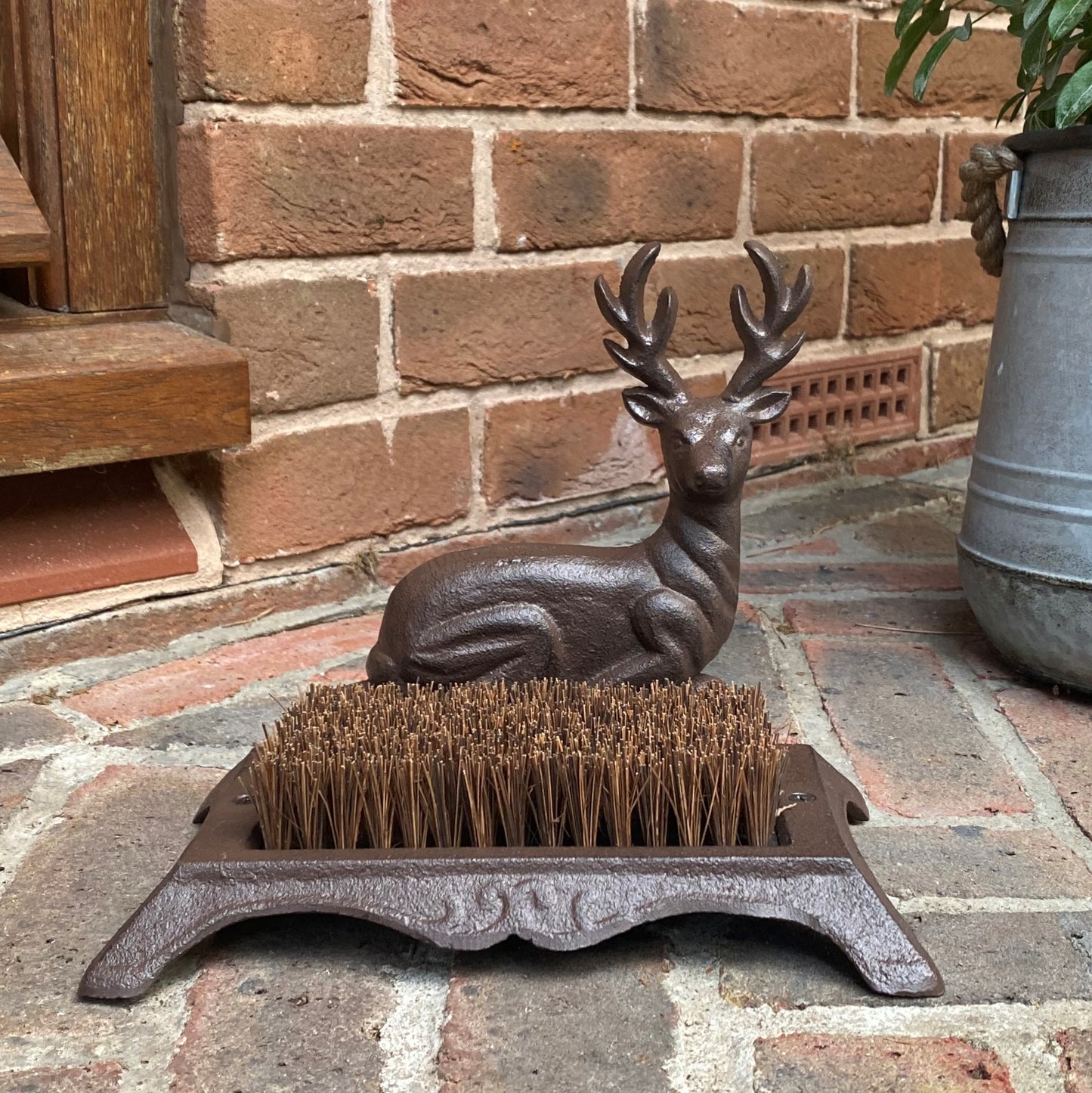 Cast Iron Stag Boot Brush Scraper