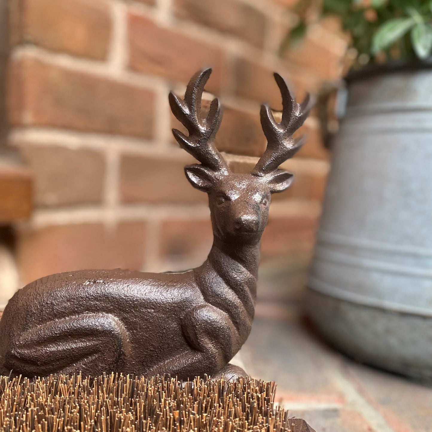 Cast Iron Stag Boot Brush Scraper