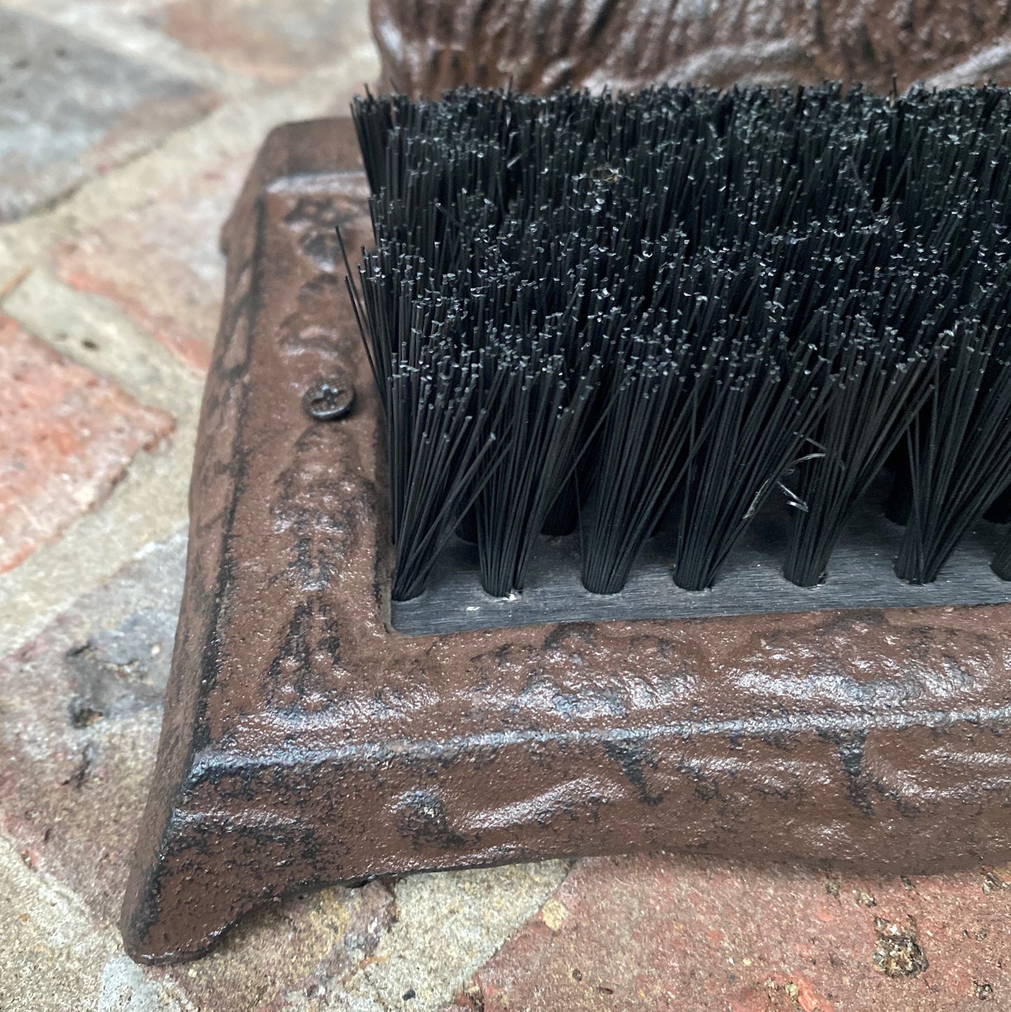 Cast Iron Dachshund Dog Boot Brush Shoe Scraper