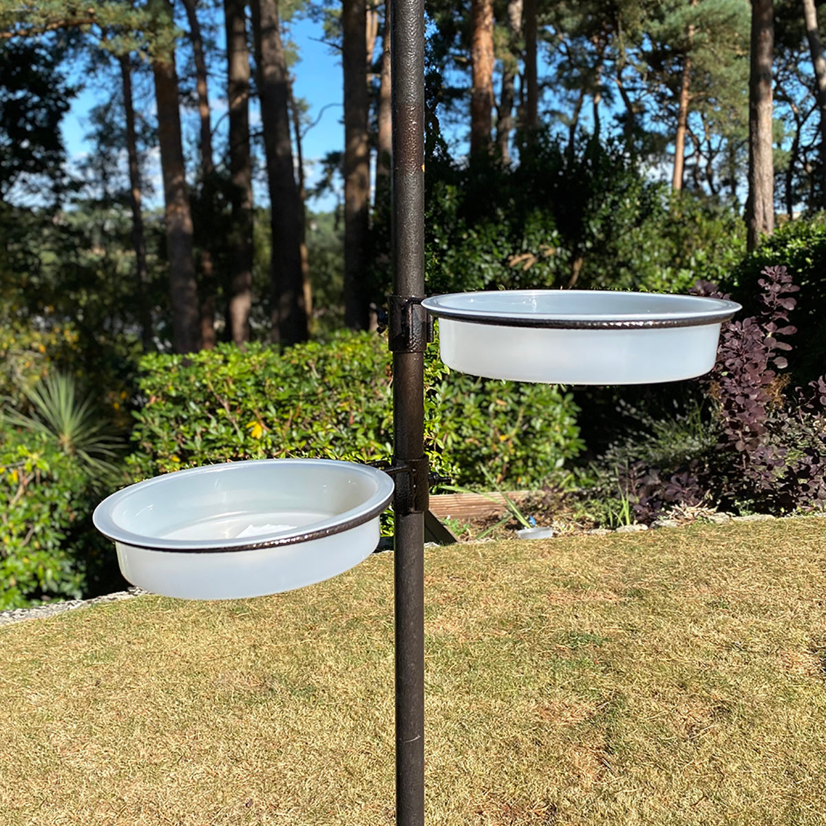 Water Dish & Bird Bath Bracket for Metal Bird Feeding Stations