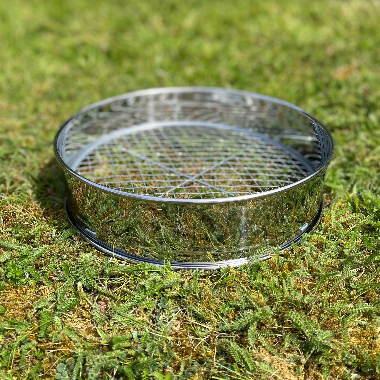 Stainless Steel Soil Sieve with 5 Interchangeable Filters