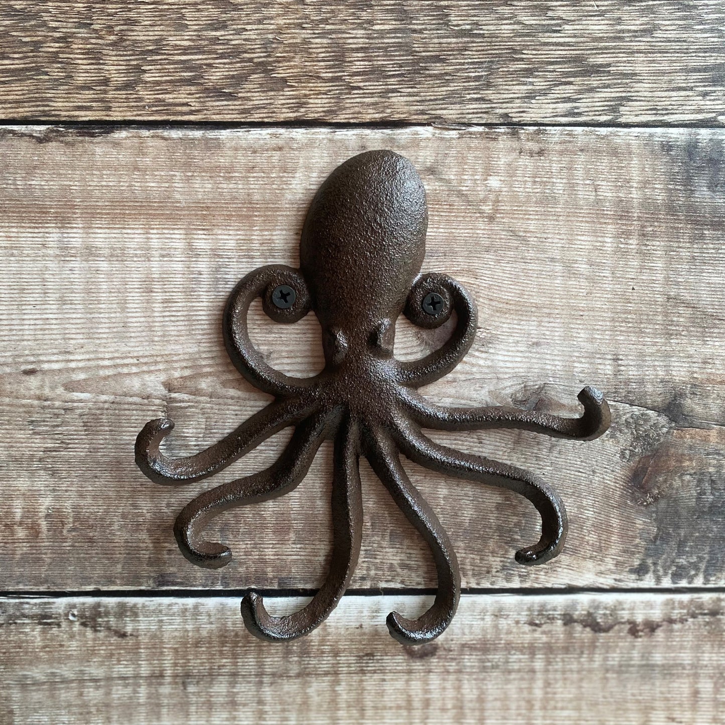 Cast Iron Octopus Wall Dispenser, Floor Loo Roll Holder & Wall Hook