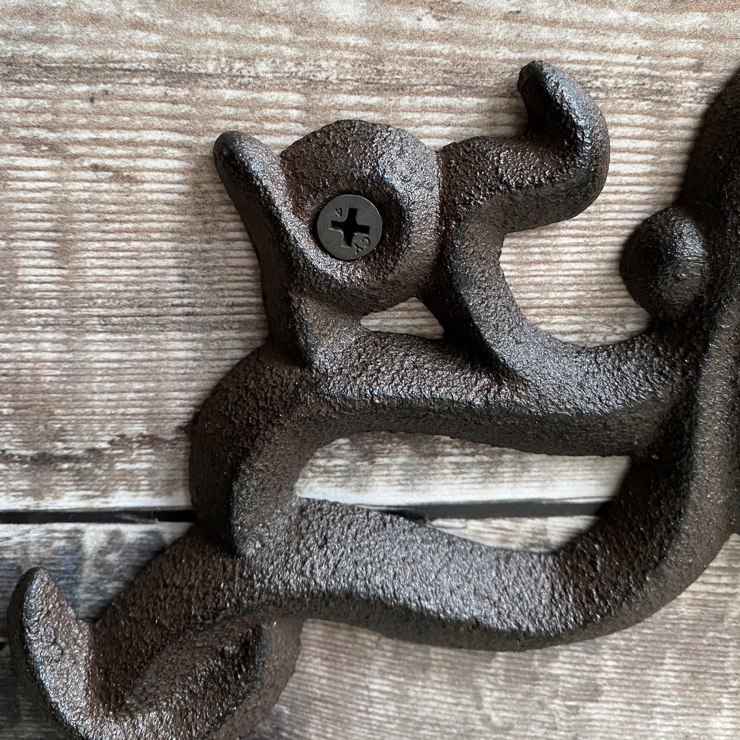 Wall Mounted Octopus Loo Roll Holder in Cast Iron