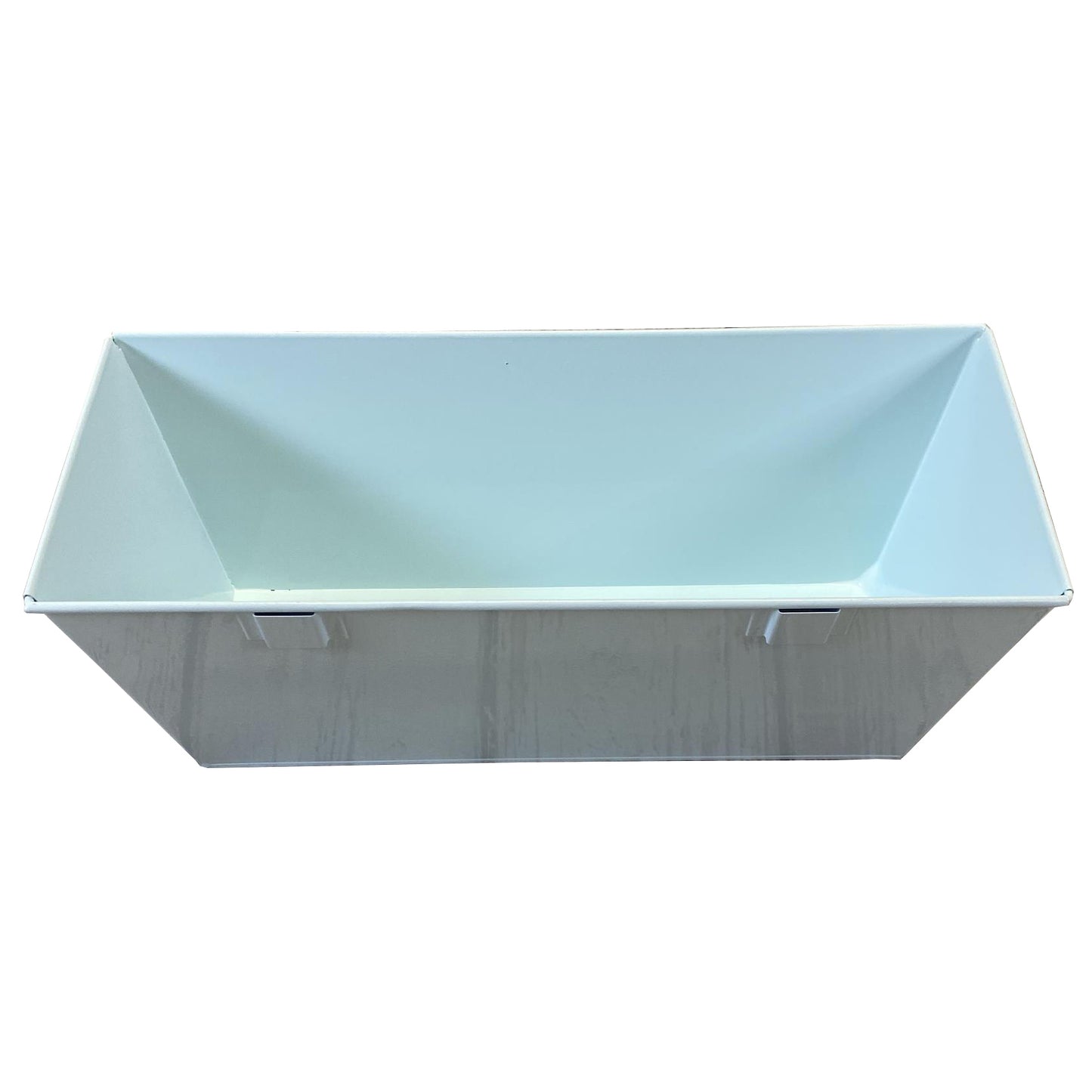 Ivory White Balcony Hanging Planter without Hangers GFK446