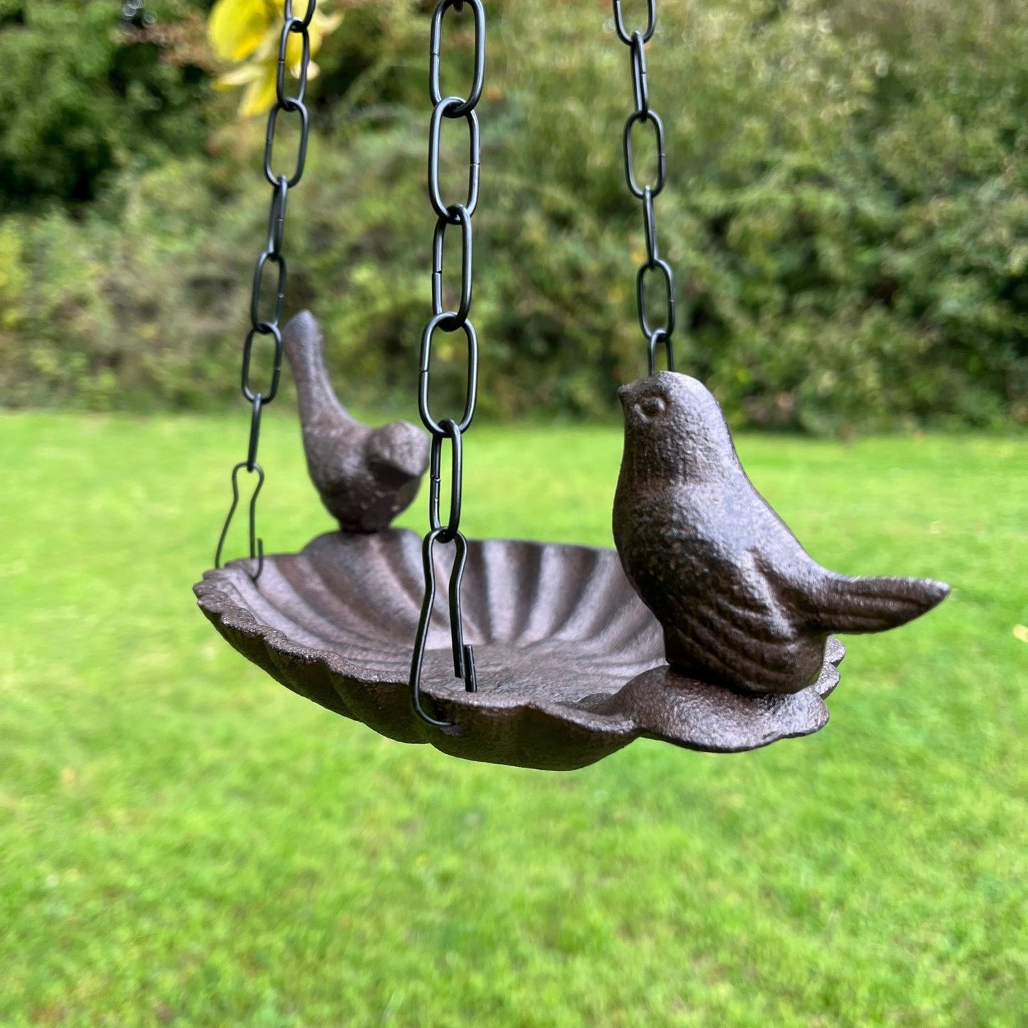 Windsor Cast Iron Stand & Hanging Bird Bath Set