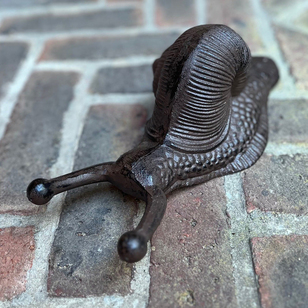 Set of 2 Cast Iron Snail Shape Garden & Patio Boot Jacks