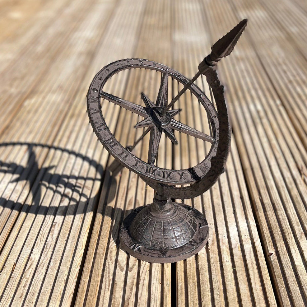 Cast Iron Garden Sundials (Pack of 2)