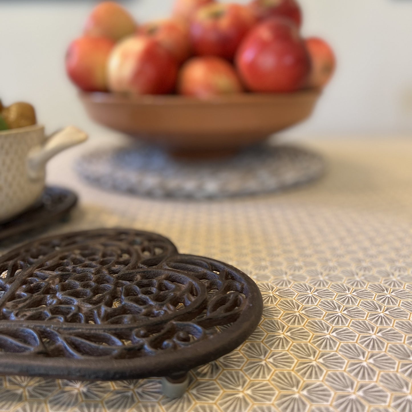 Cast Iron Heart Shaped Trivet