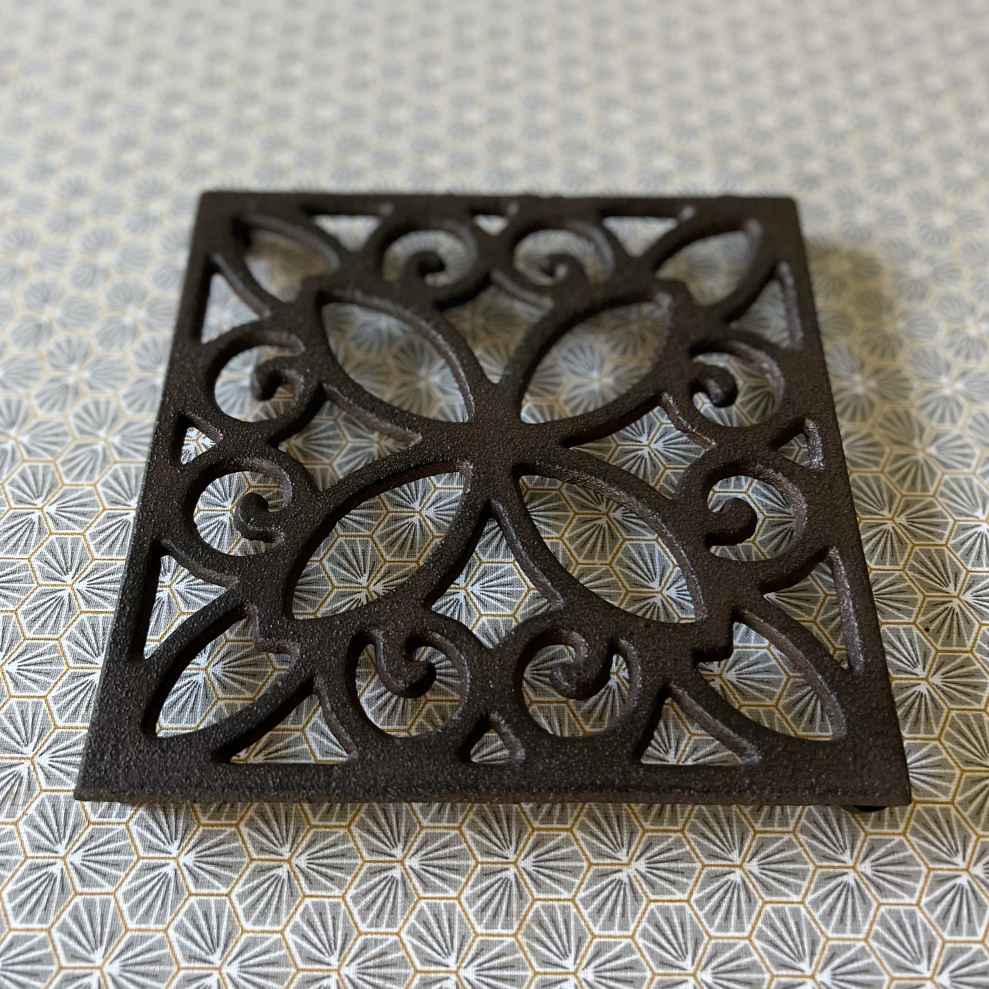 Cast Iron Square Table Trivet (Pack of 2)