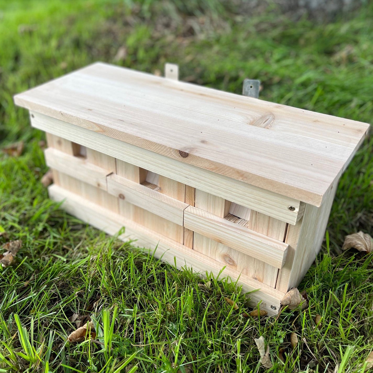 Sparrow Colony Terrace Wooden Nesting Box with Removable Nest Fronts