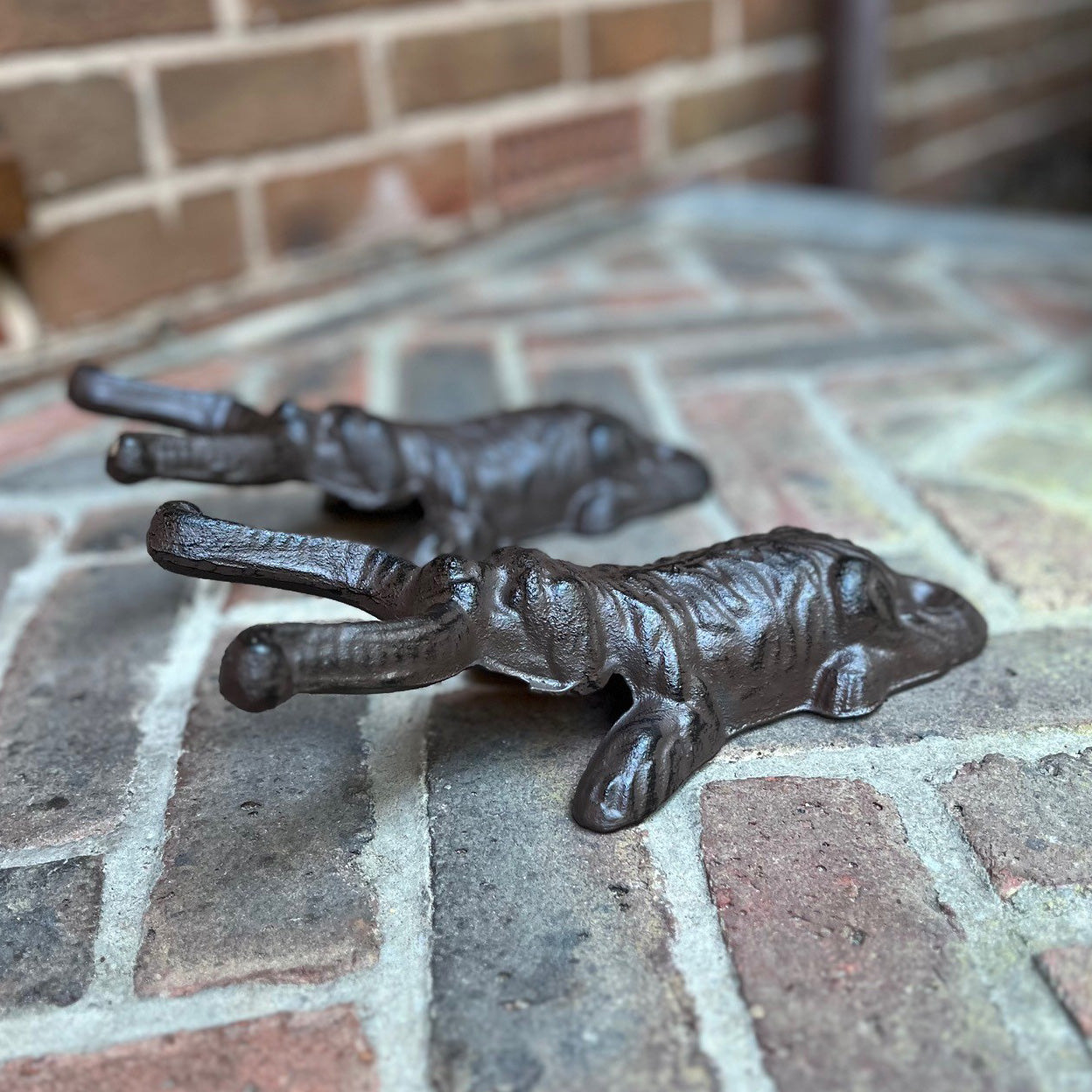 Cast Iron Dog Shape Boot Jack Vintage Wellington Boot Remover (Set of 2)