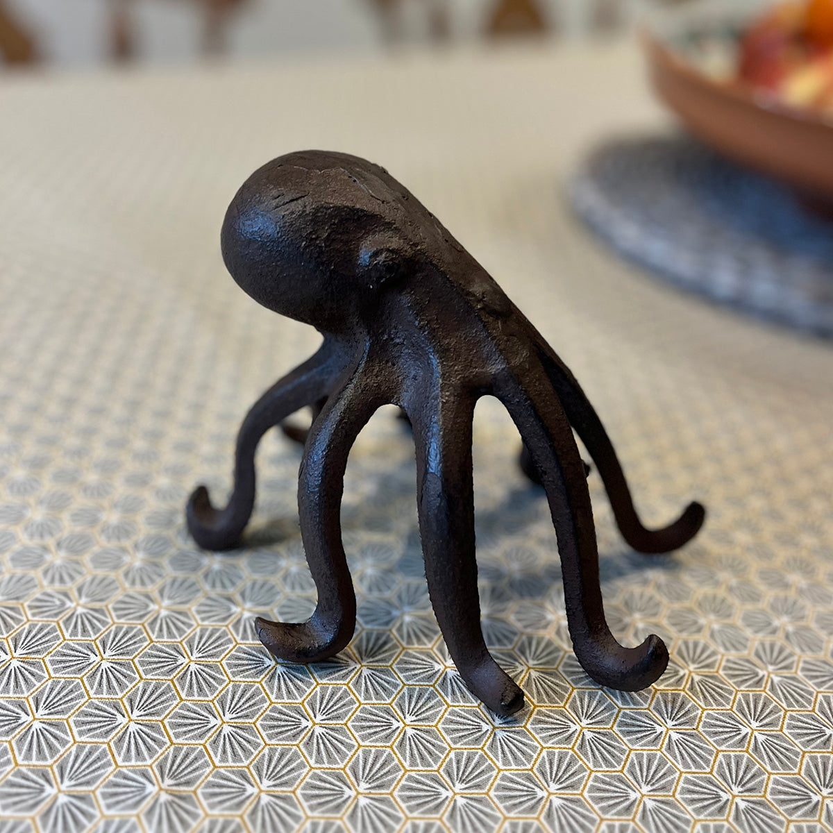 Cast Iron Octopus Phone Holder