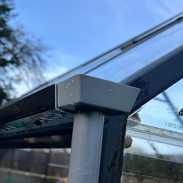 Pair of Fixings for 50mm Greenhouse Guttering Rainwater Pack