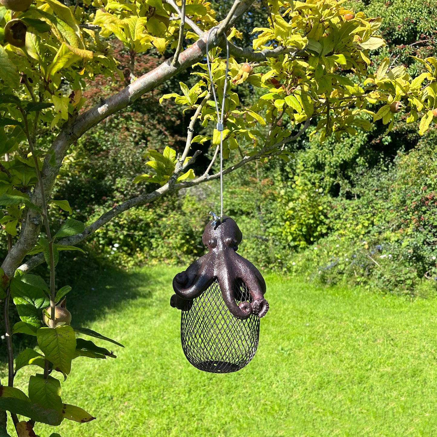 Hanging Octopus Shaped Nut Bird Feeder