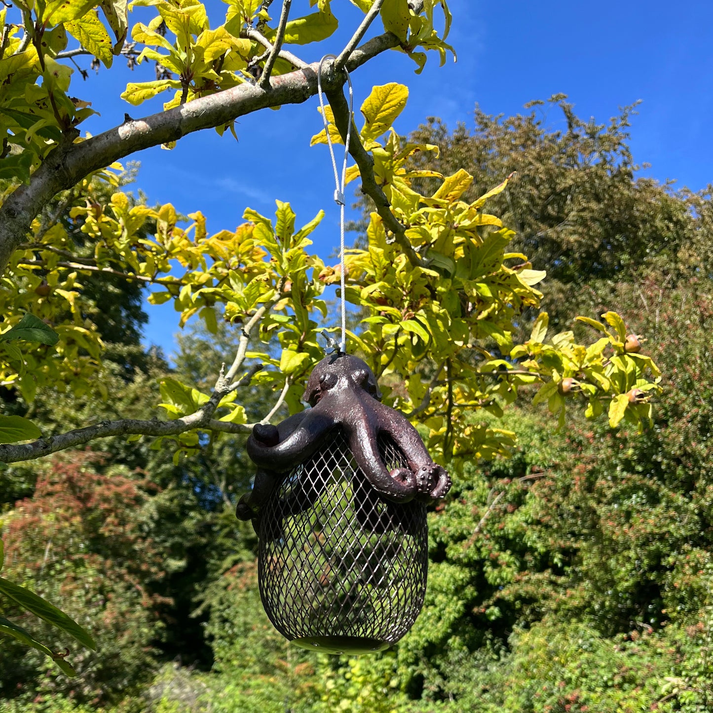 Hanging Octopus Shaped Nut Bird Feeder