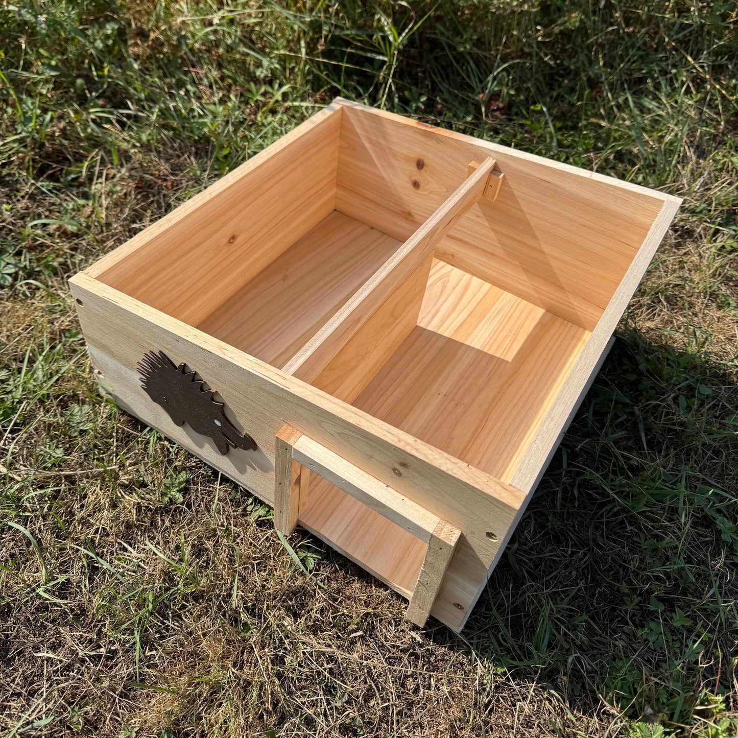 Wooden Hedgehog House & Hibernation Shelter with 2 Chambers