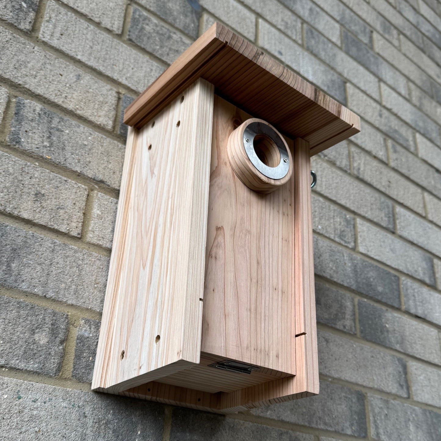 Premium Wooden Bird Nest Box House with Predator Proof Entrance