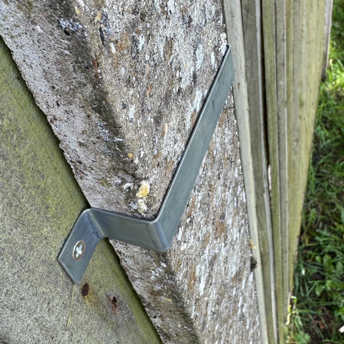 Fence Panel Security Bracket Set (20 Pack) Galvanized Steel Post Clips