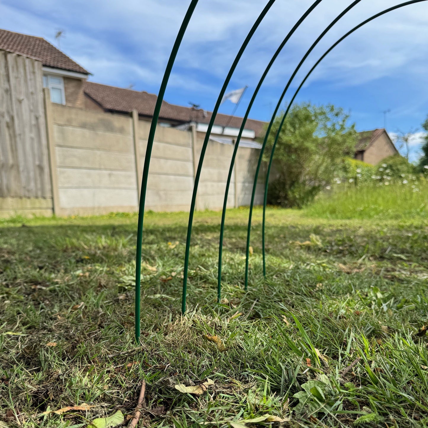 60cm Garden Grow Tunnel Hoops for Plant Protection Netting & Fleece (Pack of 5)