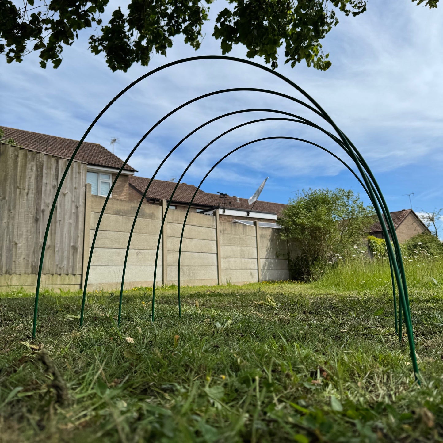60cm Garden Grow Tunnel Hoops for Plant Protection Netting & Fleece (Pack of 5)