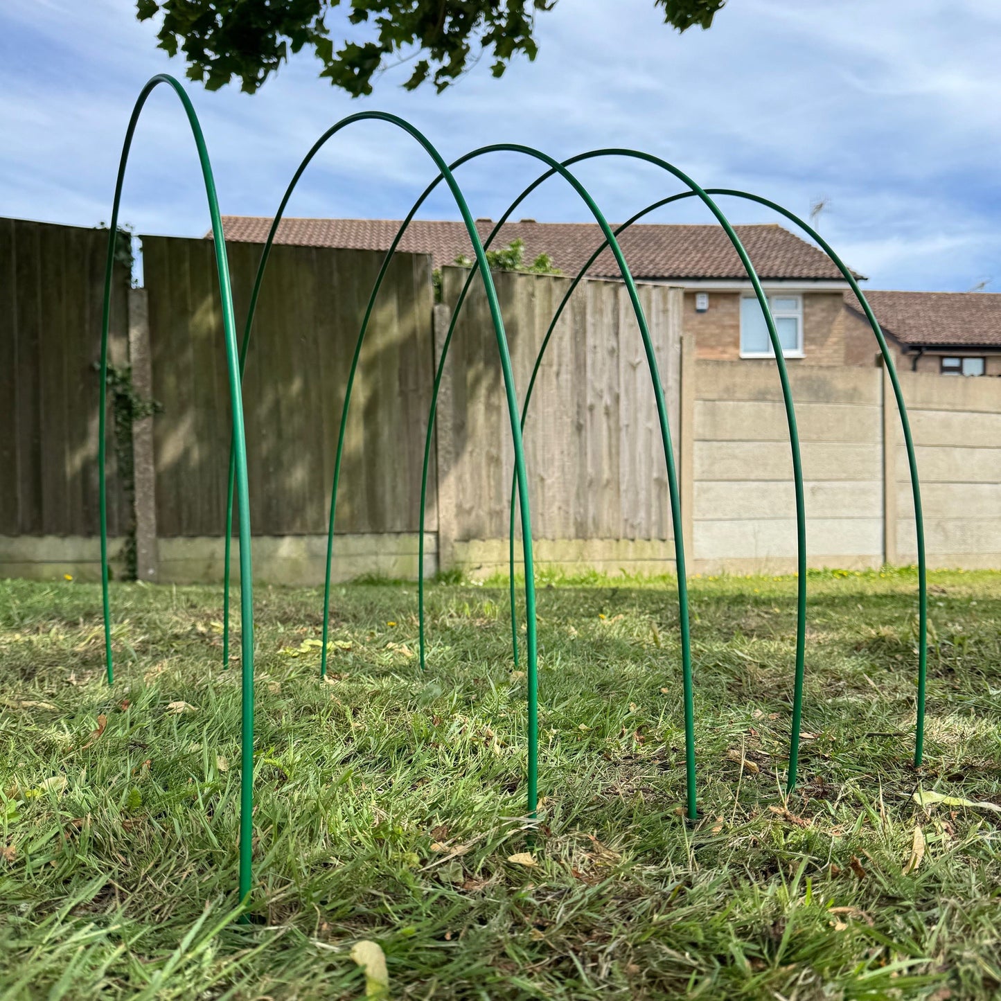 60cm Garden Grow Tunnel Hoops for Plant Protection Netting & Fleece (Pack of 5)