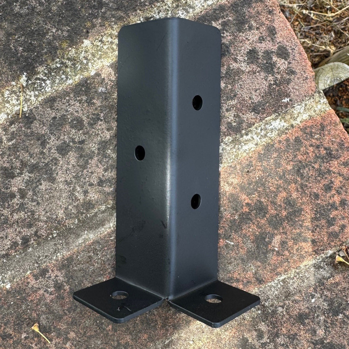 Surface Mounted Fence Post Support Brackets for Hard Ground (Pack of 8)