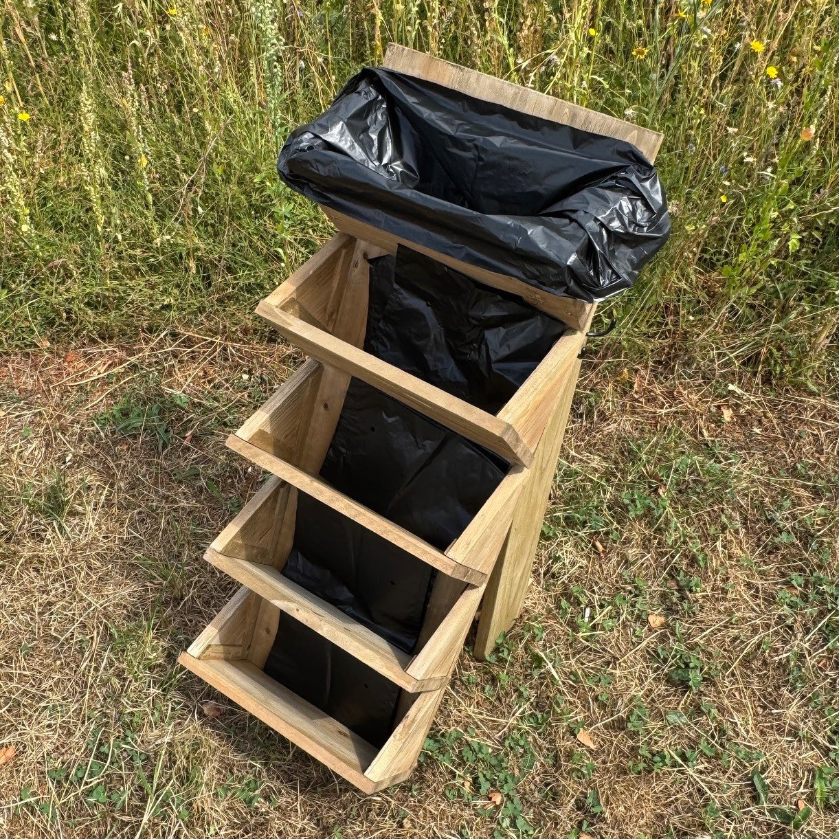 5 Tier Wooden Garden Flower & Herb Planter