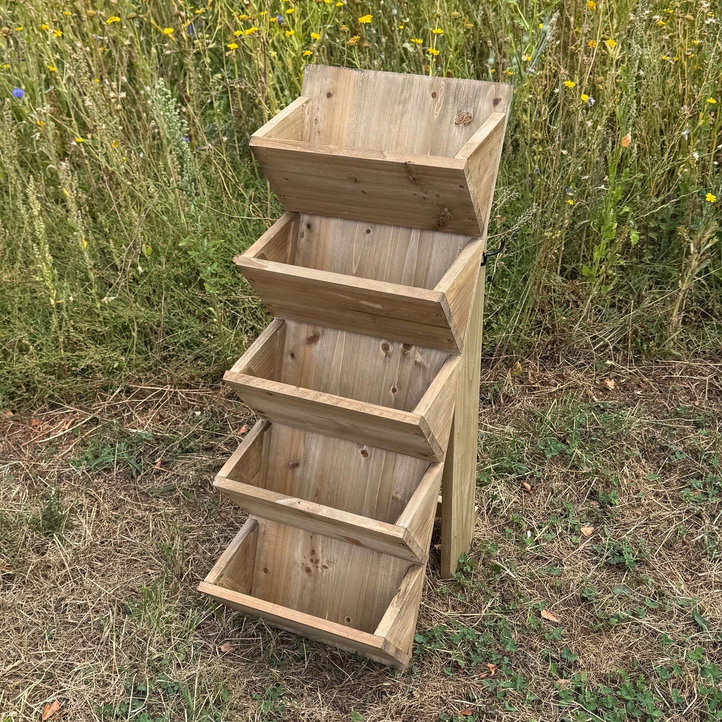 5 Tier Wooden Garden Flower & Herb Planter