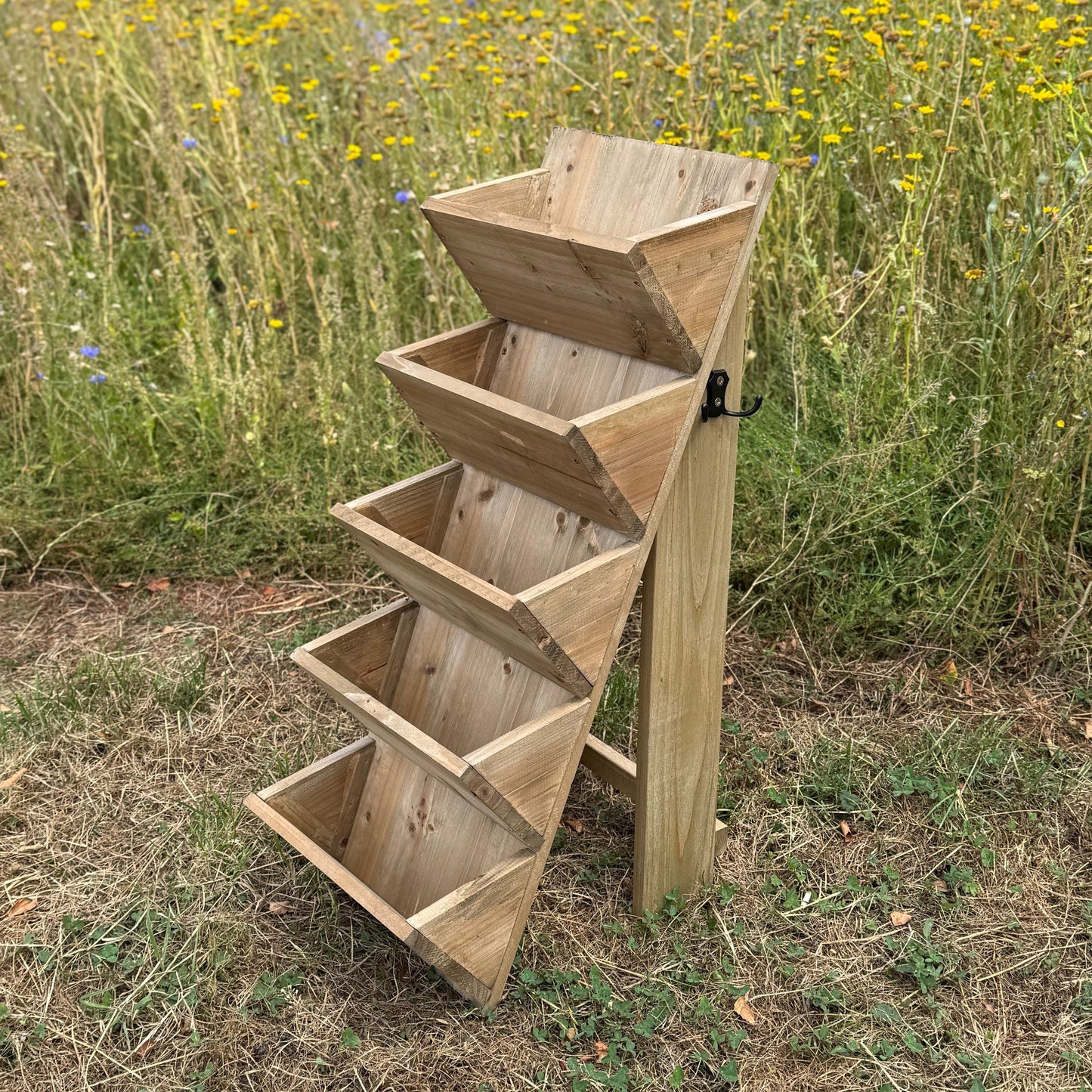 5 Tier Wooden Garden Flower & Herb Planter