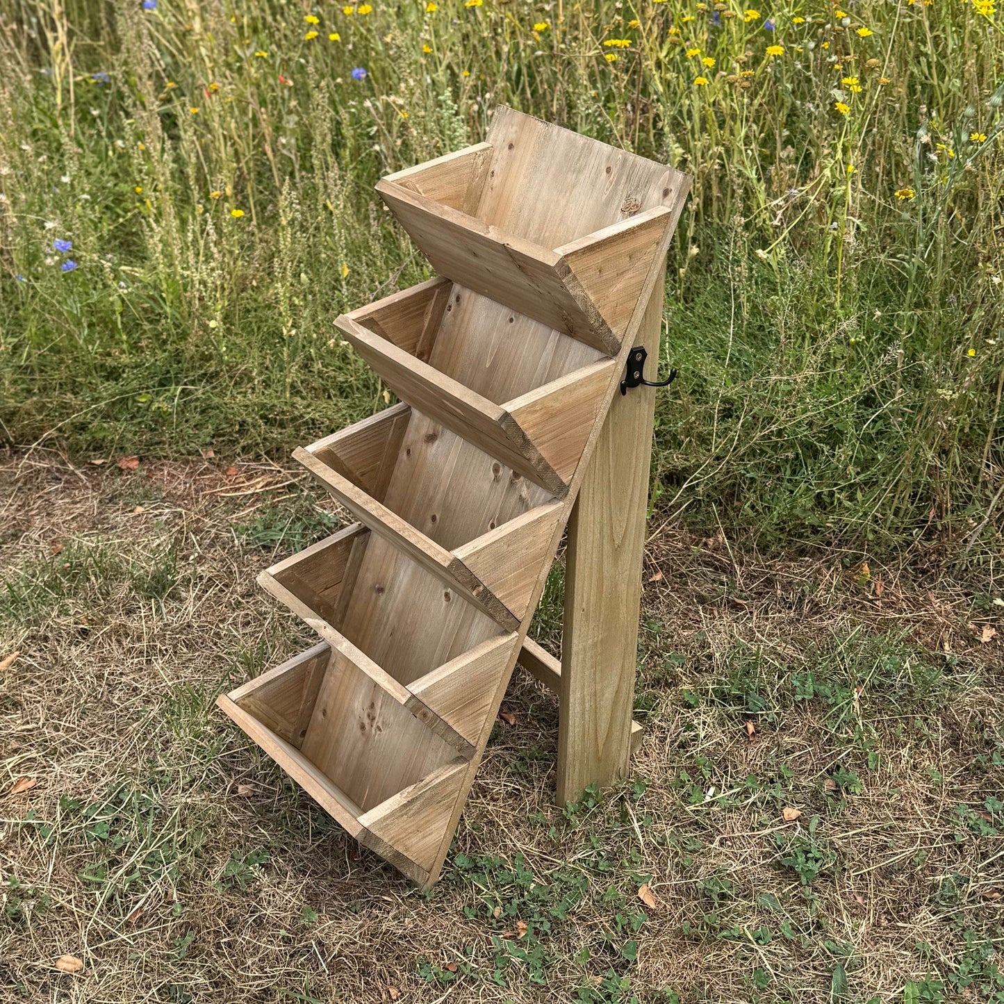 5 Tier Wooden Garden Flower & Herb Planter