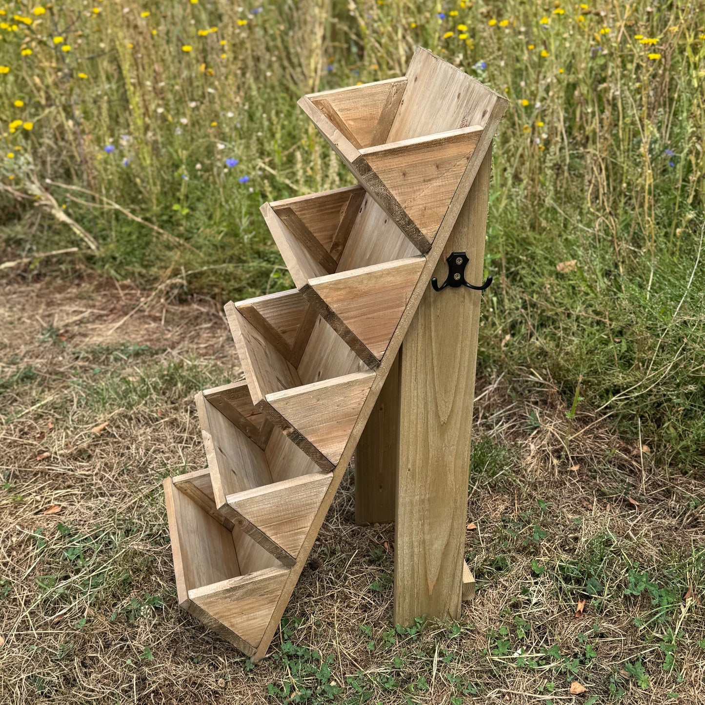 5 Tier Wooden Garden Flower & Herb Planter