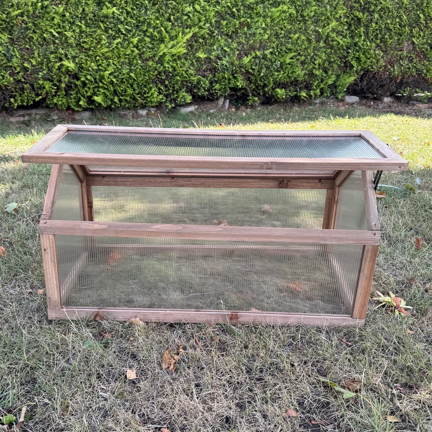 Wooden Framed Polycarbonate Apex Cold Frame