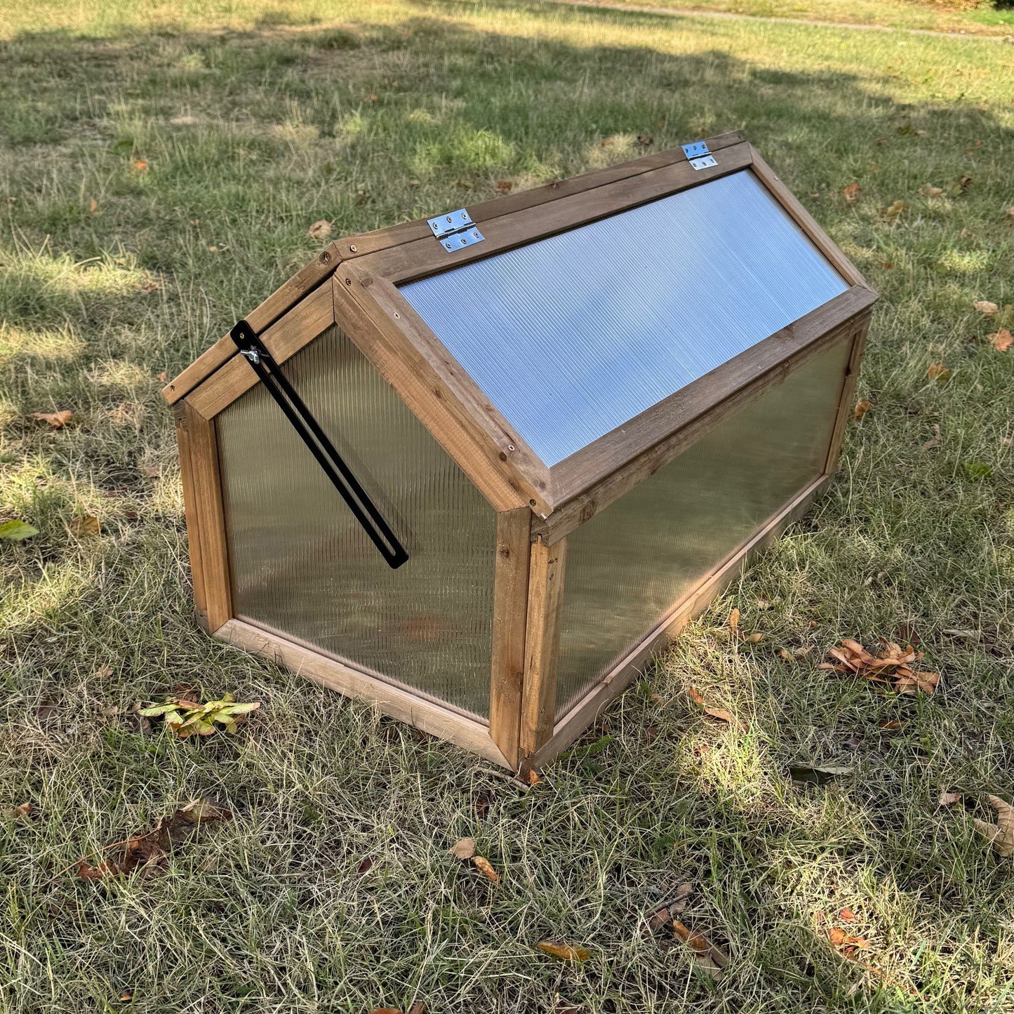 Wooden Framed Polycarbonate Apex Cold Frame