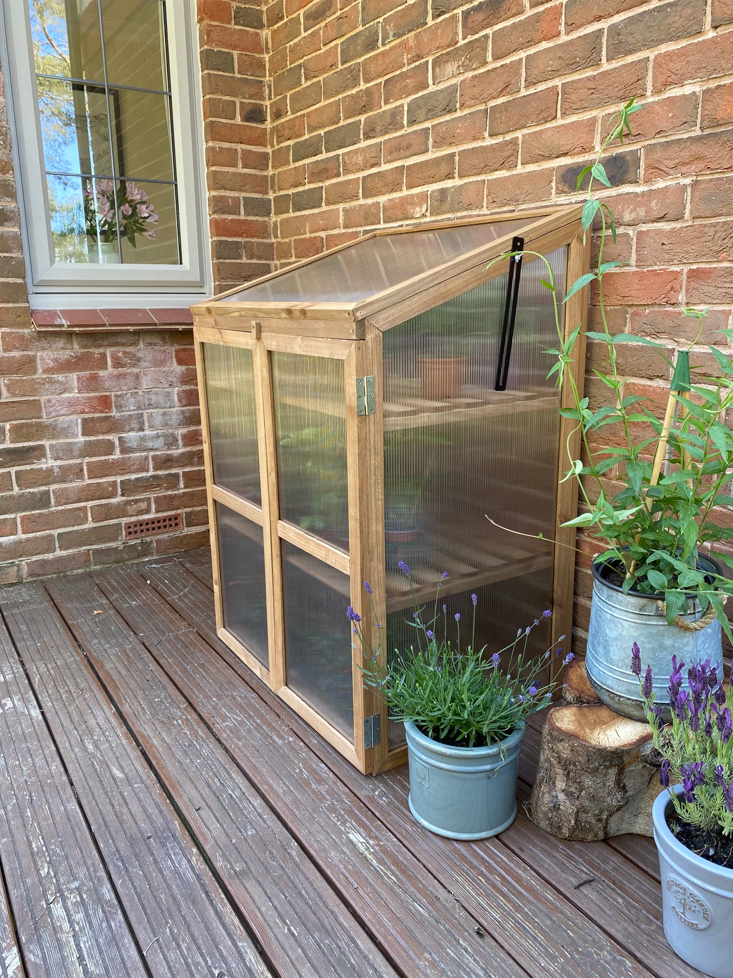 Right Hand Side Panel for Wooden Mini Growhouse GFJ147