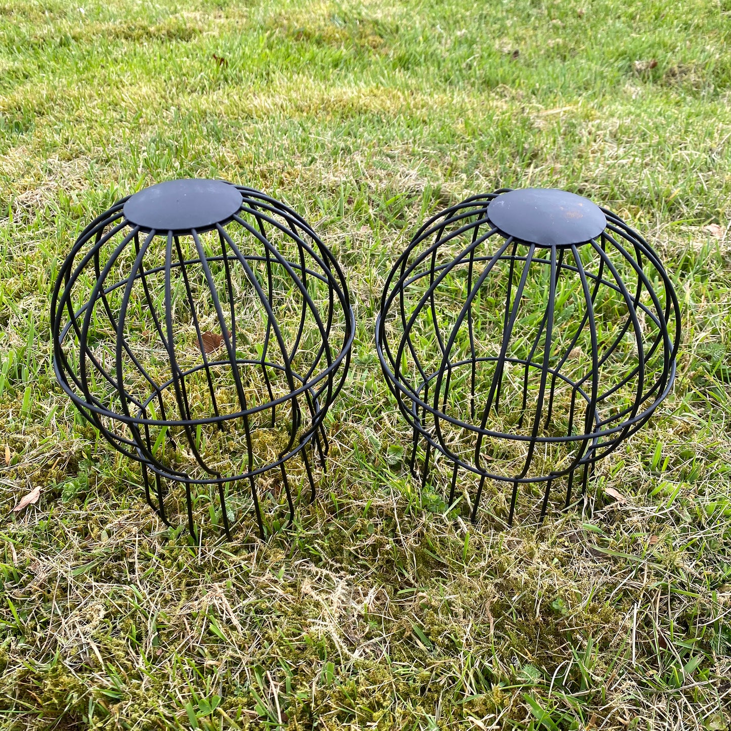 Large Metal Balloon Drain, Downpipe & Vent Guards 4 Inch (Set of 2)