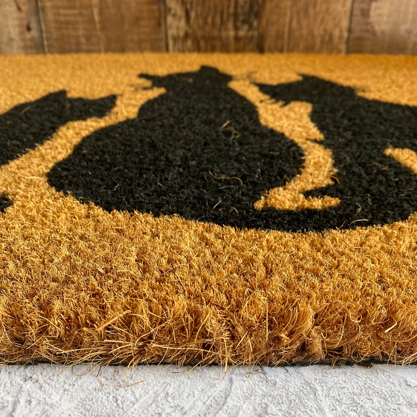 Cat Family Indoor & Outdoor Coir Doormat