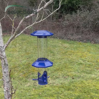 Squirrel Proof Hanging Bird Seed Feeder (Set of 2)